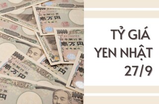 Tỷ giá yen Nhật hôm nay 27/9: Duy trì đà giảm ngày thứ ba liên tiếp