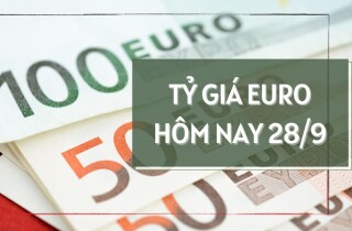 Tỷ giá euro hôm nay 28/9: Đồng loạt giảm tại các ngân hàng