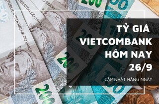 Tỷ giá ngân hàng Vietcombank (VCB) ngày 26/9: Euro, bảng Anh, yen Nhật,... tiếp tục giảm