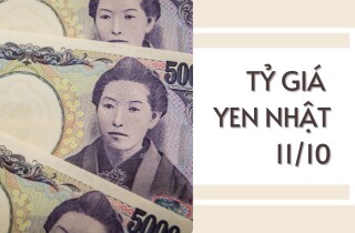 Tỷ giá yen Nhật hôm nay 11/10: Đồng loạt giảm tại các ngân hàng