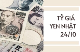 Tỷ giá yen Nhật hôm nay 24/10: Được điều chỉnh không đồng nhất tại các ngân hàng