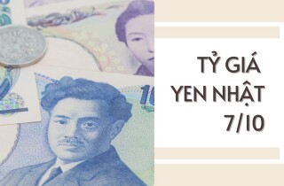 Tỷ giá yen Nhật hôm nay 7/10: Tiếp tục giảm tại đa số ngân hàng