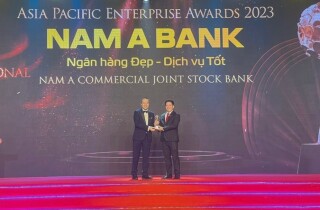 Nam A Bank được vinh danh giải 'Thương hiệu truyền cảm hứng châu Á 2023'