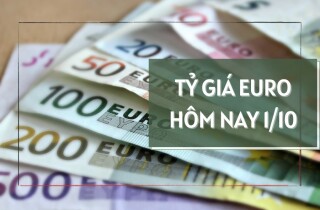 Tỷ giá euro hôm nay 1/10: Nhiều ngân hàng điều chỉnh giảm