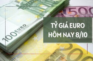 Tỷ giá euro hôm nay 8/10: Được điều chỉnh không đồng nhất tại các ngân hàng