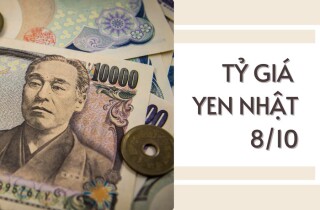 Tỷ giá yen Nhật hôm nay 8/10: Biến động trái chiều trong phiên cuối tuần