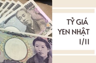 Tỷ giá yen Nhật hôm nay 1/11: Đồng loạt giảm tại đa số ngân hàng
