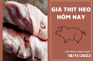 Giá thịt heo hôm nay 18/11: Thịt đùi heo tại WinMart tăng giá