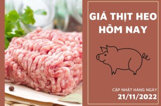 Giá thịt heo hôm nay 21/11: Thịt heo xay loại 1 bán với giá 109.000 đồng/kg tại WinMart