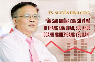 TS. Nguyễn Đình Cung: 'Ẩn sau những con số vĩ mô 10 tháng khả quan, sức khỏe doanh nghiệp đang yếu dần'