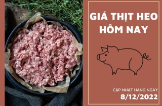 Giá thịt heo hôm nay 8/12: Thịt heo xay loại 1 tại WinMart có giá 109.900 đồng/kg
