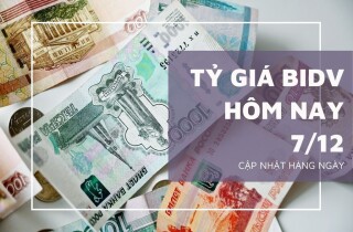Tỷ giá BIDV hôm nay 7/12: Các đồng ngoại tệ đồng loạt giảm