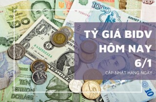 Tỷ giá BIDV hôm nay 6/1: Các đồng ngoại tệ đồng loạt giảm