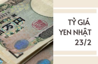 Tỷ giá yen Nhật hôm nay 23/2: Đồng loạt tăng tại các ngân hàng