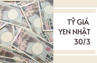 Tỷ giá yen Nhật hôm nay 30/3: Duy trì đà giảm tại các ngân hàng