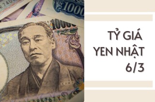 Tỷ giá yen Nhật hôm nay 6/3: Đồng loạt tăng tại hầu hết ngân hàng