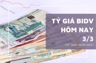 Tỷ giá BIDV hôm nay 3/3: Các đồng ngoại tệ tăng giảm không đồng nhất