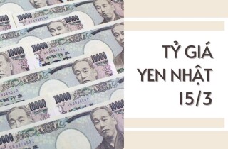 Tỷ giá yen Nhật hôm nay 15/3: Giảm đồng loạt ở hai chiều mua và bán