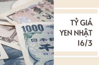 Tỷ giá yen Nhật hôm nay 16/3: Các ngân hàng tăng giảm không đồng nhất ngày cuối tuần