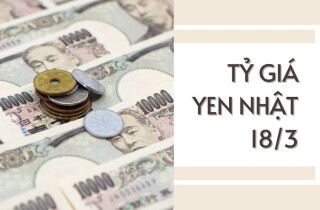 Tỷ giá yen Nhật hôm nay 18/3: Giảm tại đa số các ngân hàng ngày đầu tuần