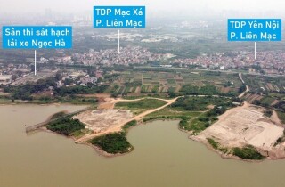 Toàn cảnh khu đô thị rộng 94 ha trong Phân khu sông Hồng thuộc quận Bắc Từ Liêm sắp đấu thầu chọn nhà đầu tư