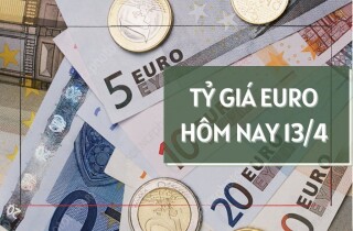 Tỷ giá euro tiếp đà giảm trong phiên cuối tuần ngày 13/4