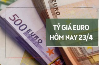 Tỷ giá euro biến động trái chiều trong ngày 23/4