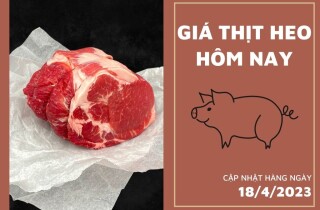 Giá thịt heo hôm nay 18/4: Nạc vai heo đang giữ mức 90.000 đồng/kg