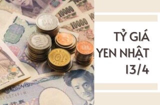 Tỷ giá yen Nhật ngày 13/4 biến động trái chiều vào phiên cuối tuần