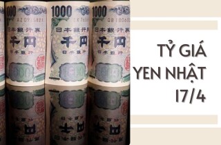 Hầu hết các ngân hàng tiếp tục tăng tỷ giá yen Nhật trong ngày 17/4