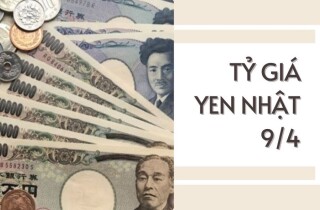 Tỷ giá yen Nhật đồng loạt giảm tại các ngân hàng giao dịch ngày 9/4