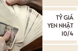 Tỷ giá yen Nhật quay đầu tăng tại hầu hết các ngân hàng vào ngày 10/4