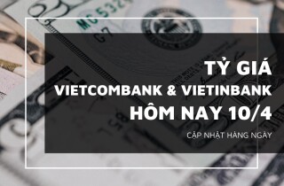 Tỷ giá Vietcombank và VietinBank hôm nay (10/4) trái chiều, euro giảm nhẹ