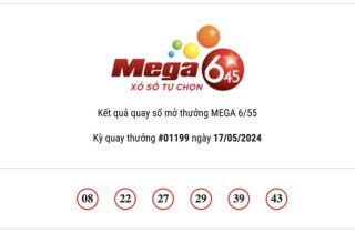 Kết quả Vietlott Mega 6/45 ngày 17/5/2024 Jackpot hơn 69,7 tỷ đồng đã tìm thấy chủ sở hữu