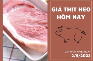 Giá thịt heo hôm nay 2/5: Nạc đùi giữ giá 91.000 đồng/kg tại Công ty Thực phẩm bán lẻ