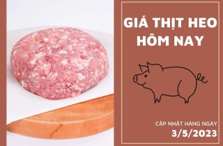 Giá thịt heo hôm nay 3/5: WinMart bán thịt heo xay loại 1 với giá 91.922 đồng/kg