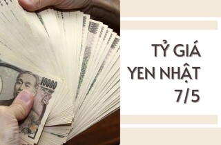 Tỷ giá yên Nhật đồng loạt giảm tại tất cả các ngân hàng giao dịch trong ngày 7/5