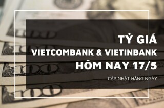 Tỷ giá Vietcombank và VietinBank ngày 17/5, đa số ngoại tệ xoay chiều giảm